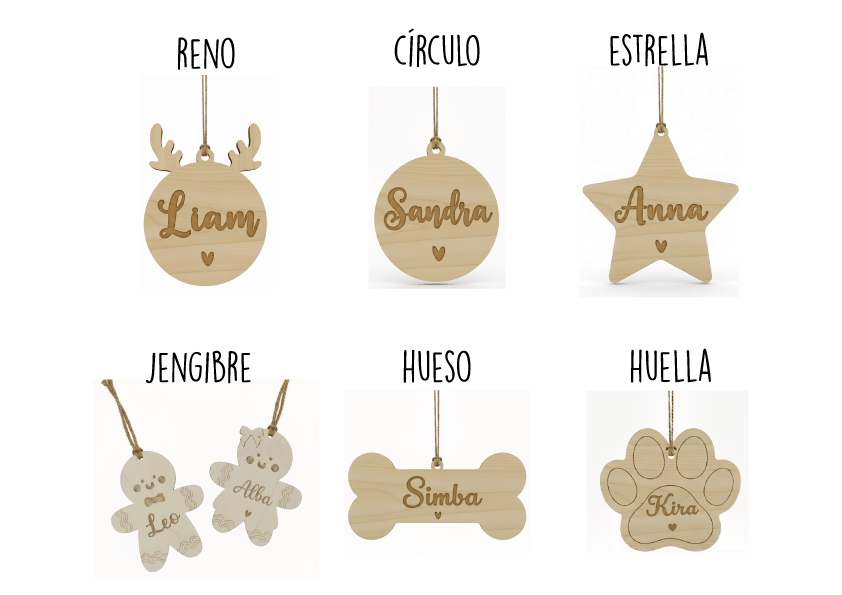 Bolas Navidad Grabadas - Imagen 2