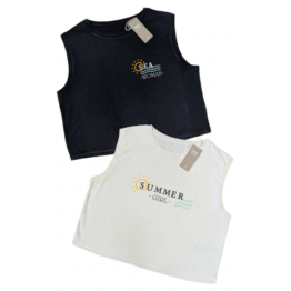 Camiseta Crop 100% Algodón Orgánico