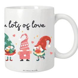 Taza Gnomos Navideños