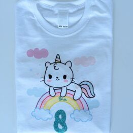 Camisetas Cumpleaños Gaticornio
