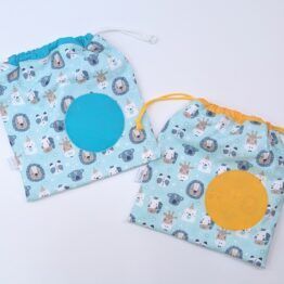 Bolsa Merienda Animals Mint