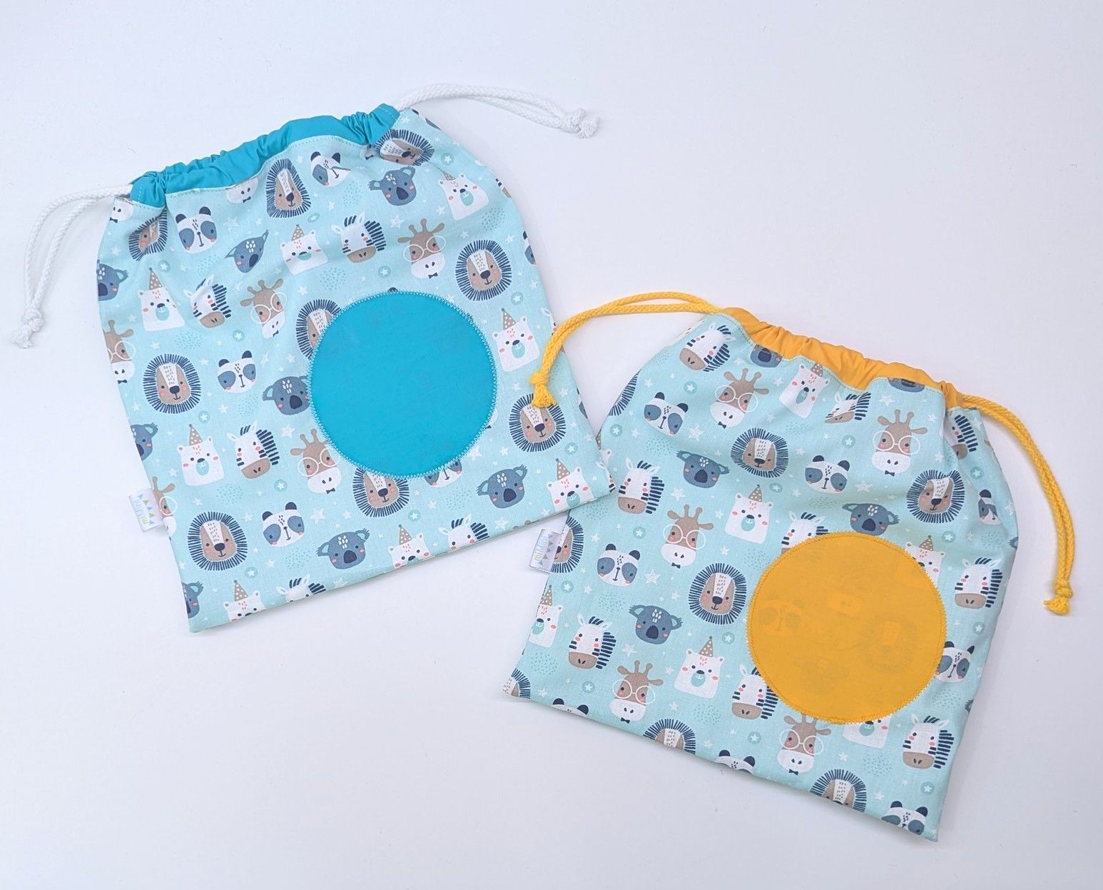 Bolsa Merienda Animals Mint