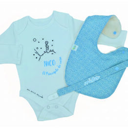 Personaliza tu pack 'Babero+Chupetero+Body'