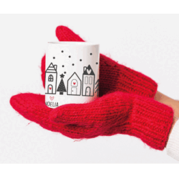 Taza Pueblo Navideño